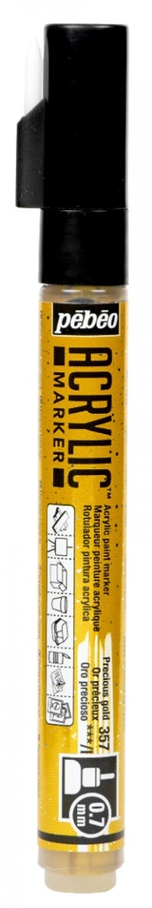 Marqueur Peinture Acrylique 0.7MM Or Précieux - Pébéo