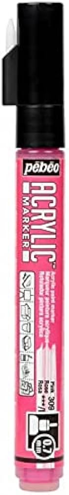 Marqueur Peinture Acrylique 0.7MM Rose - Pébéo