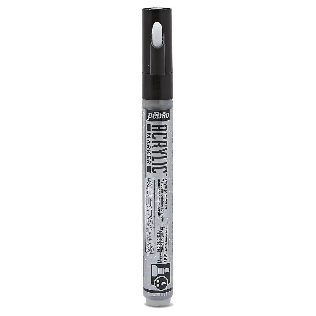 Marqueur Peinture Acrylique 4MM Blanc - Pébéo
