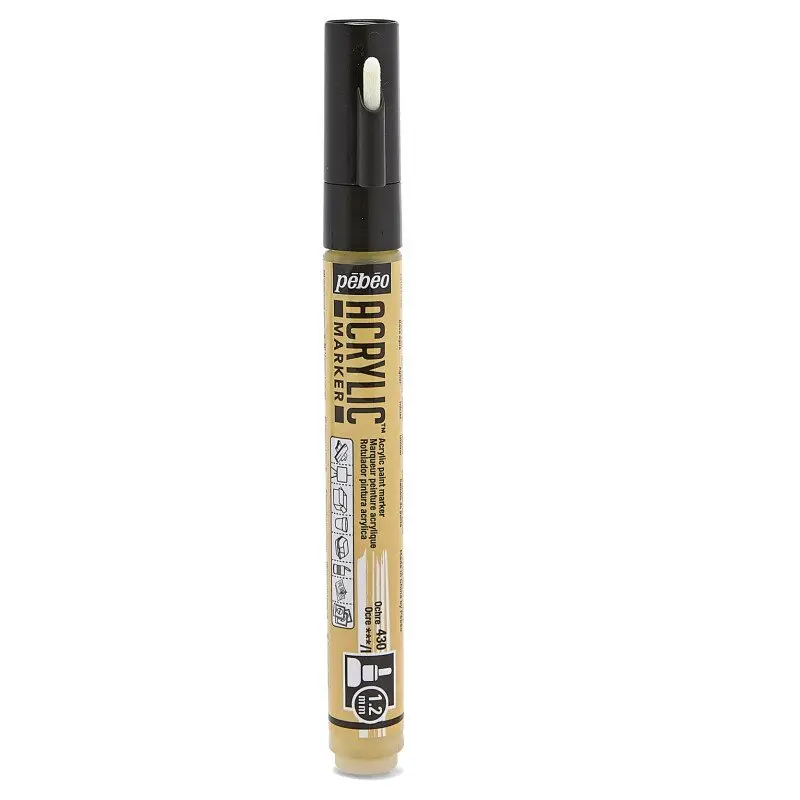Marqueur Peinture Acrylique 4MM Or Précieux - PEBEO