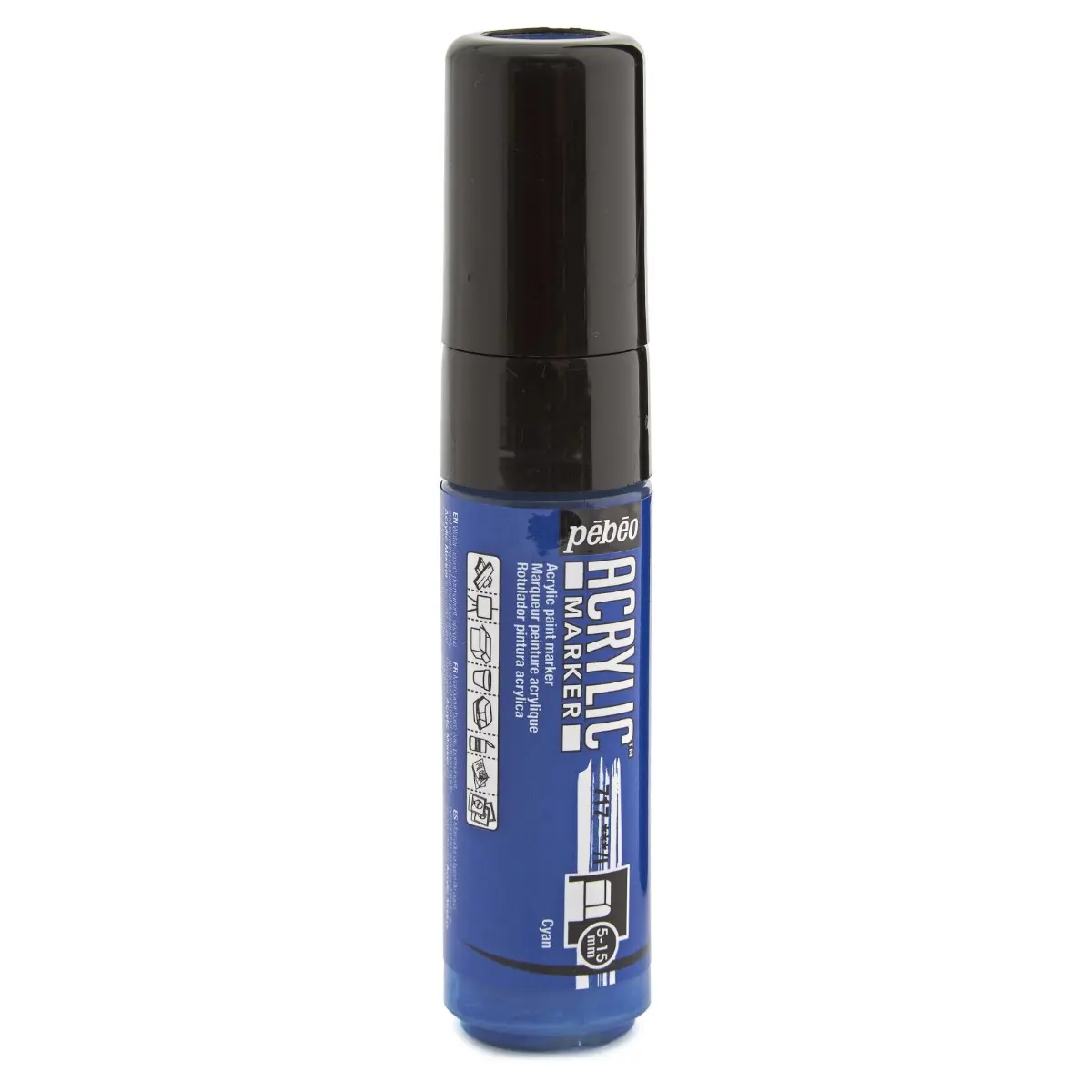 Marqueur Peinture Acrylique 5-15MM Bleu Outre - Pébéo