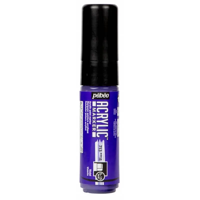 Marqueur Peinture Acrylique 5-15MM Violet - Pébéo
