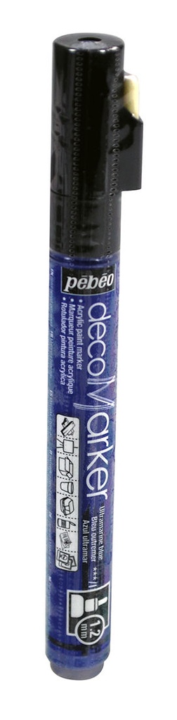 Marqueur Peinture DecoMarker 1.2MM Bleu Outre - PEBEO