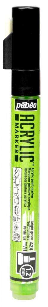 Marqueur Peinture DecoMarker 1.2MM Vert Lumière - Pébéo