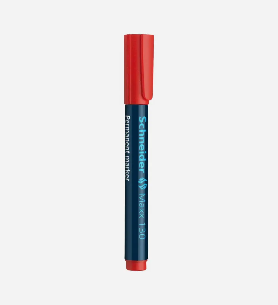 Marqueur Permanant 130 Rouge - SCHNEIDER