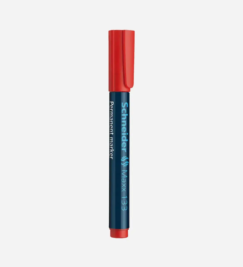 Marqueur Permanant 133 Rouge - SCHNEIDER