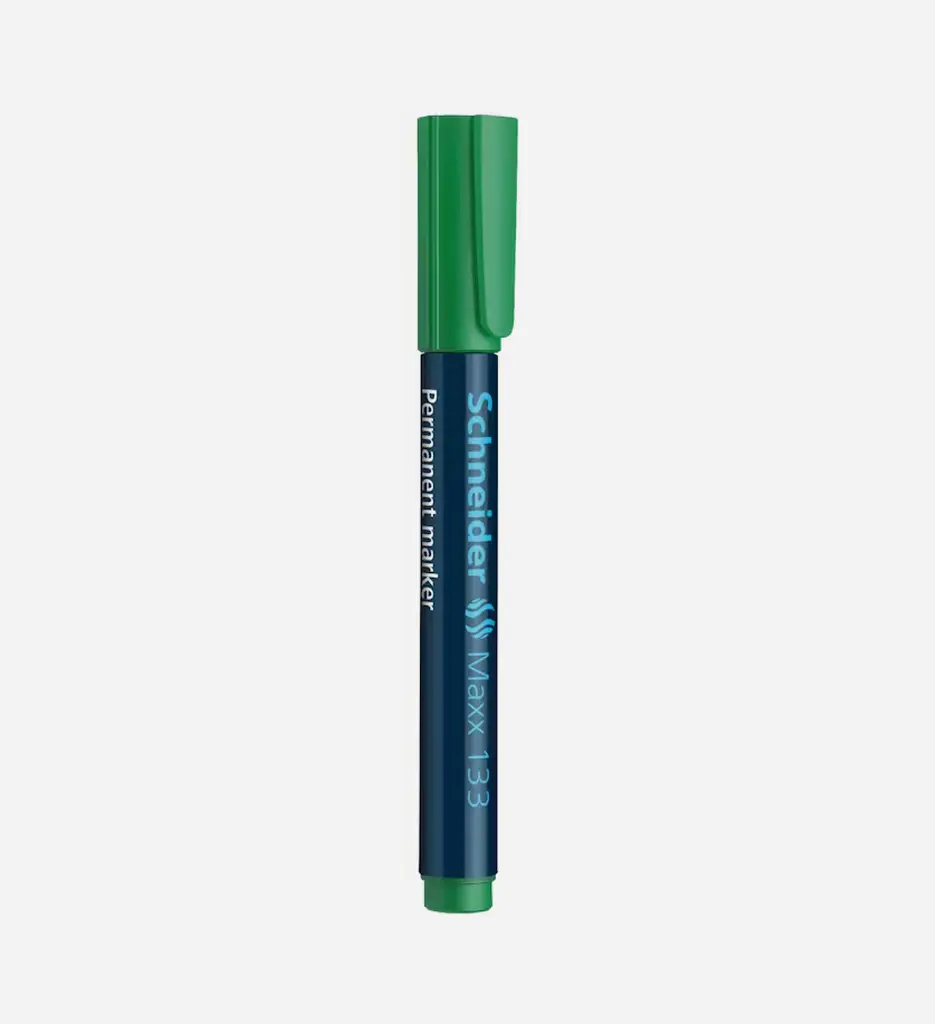 Marqueur Permanant 133 Vert - SCHNEIDER