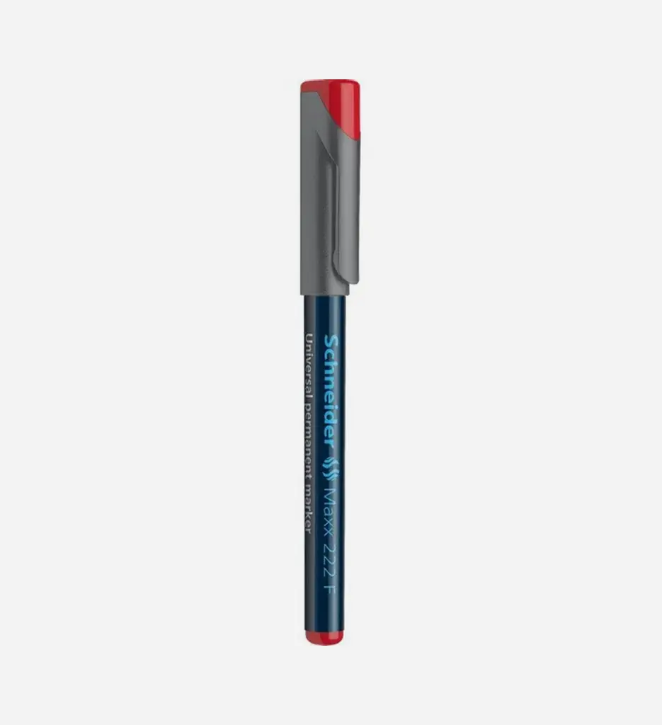 Marqueur Permanent Maxx OHP 222 F Rouge - Schneider