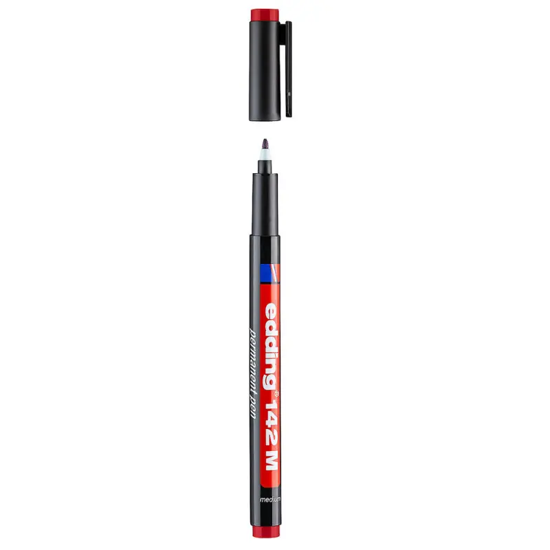 Marqueur Permanant OHP 142M Rouge - EDDING