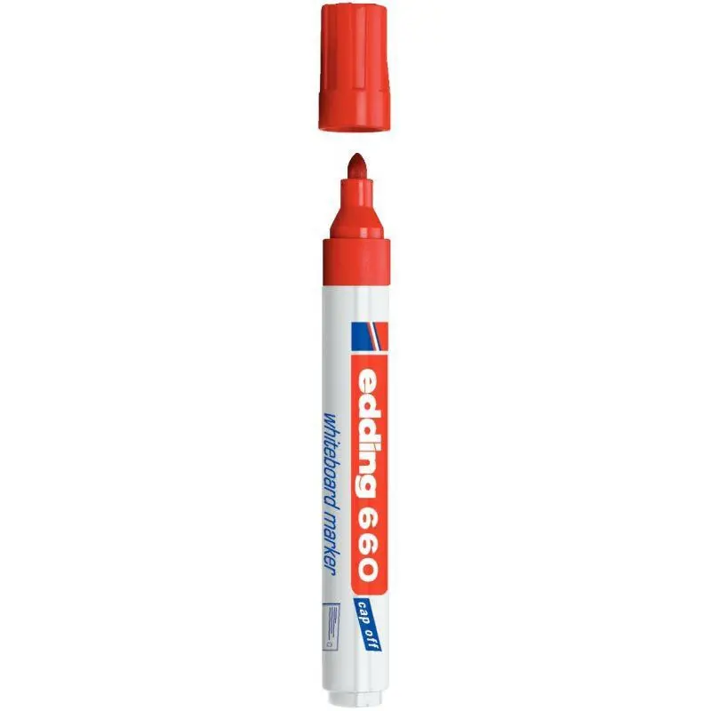Marqueur pour Tableau Blanc 660 Rouge- EDDING