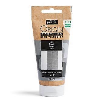 Origine Acrylique 60ML Argent - PEBEO 