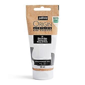 Origine Acrylique 60ML Blanc De Titane - PEBEO