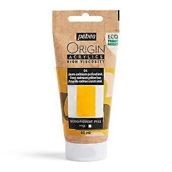 Origine Acrylique 60ML Jaune Cadmium Profond - Pébéo