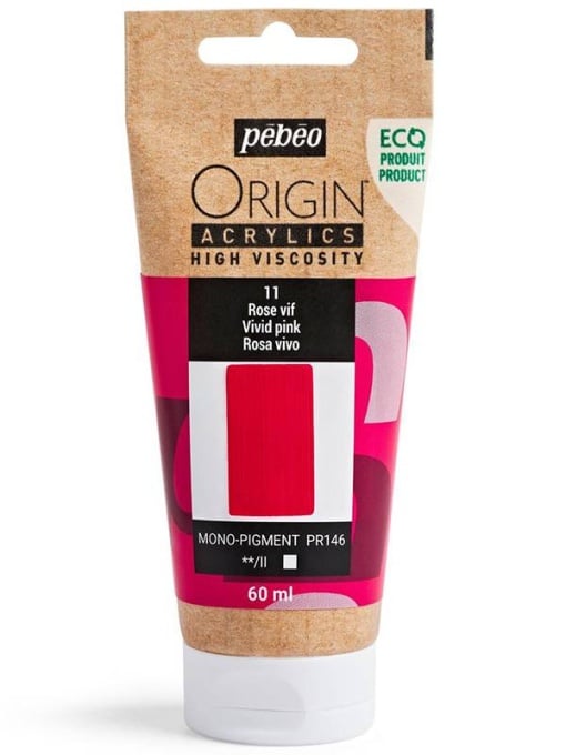 Origine Acrylique 60ML Rose Fluo - PEBEO 