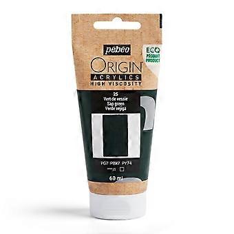 Origine Acrylique 60ML Vert De Vessie - PEBEO 