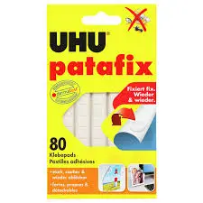 Pastilles Adhésives 80G Blanche UHU