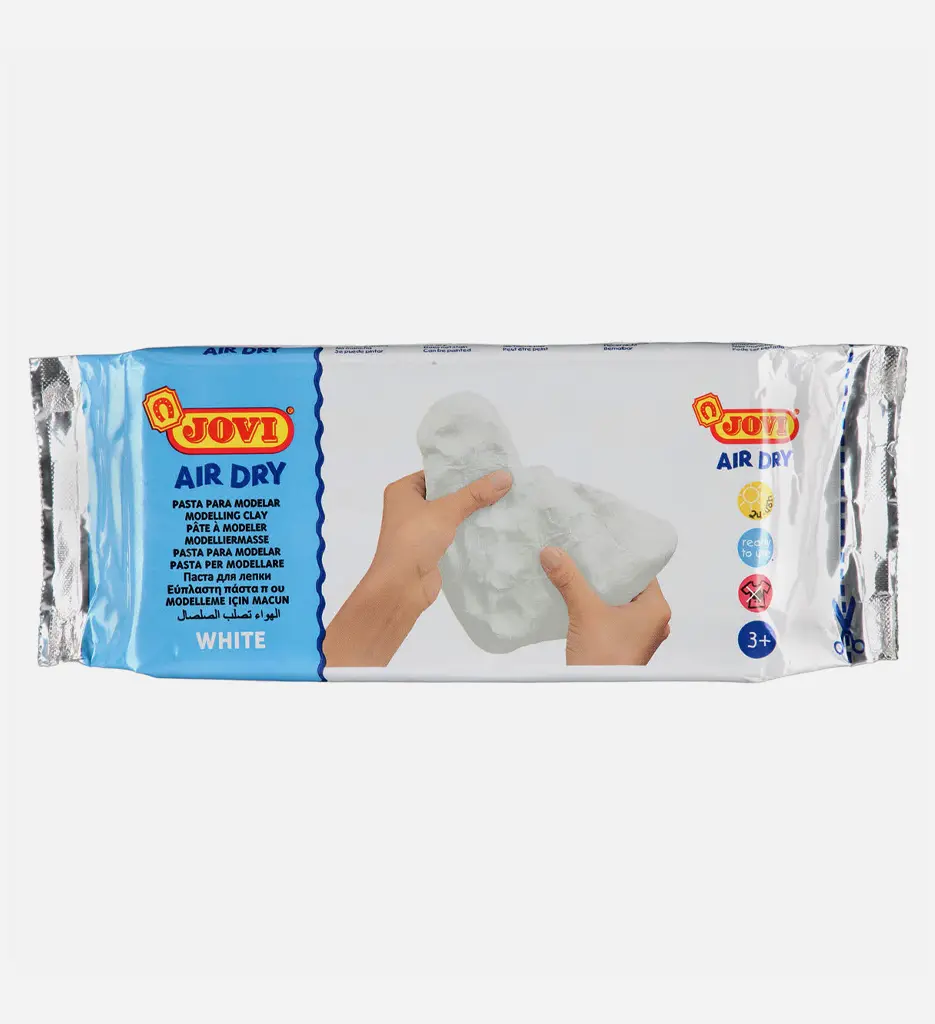 Pate à Modeler Autodurcissante 1000Gr Blanc - Jovi