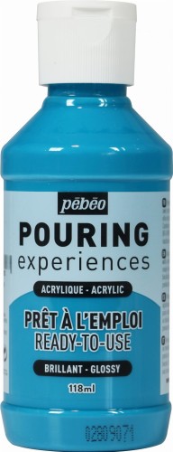 Peinture Acrylique Pouring 118ML Turquoise - Pébéo