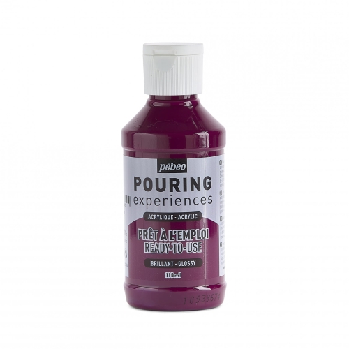 Peinture acrylique Pouring Magenta foncé 118 ml - Pébéo