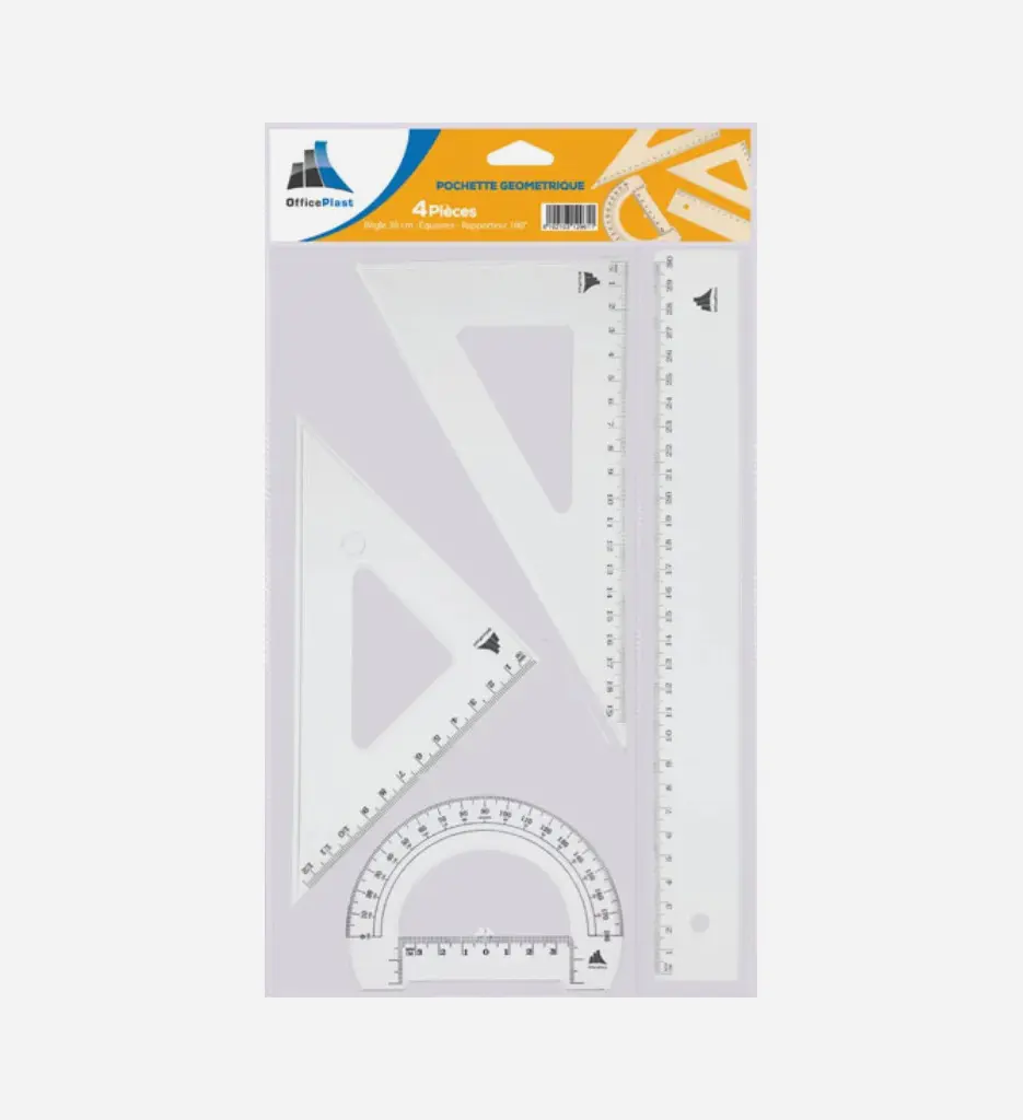 Pochette Géométrique 30Cm Essential - Office Plast