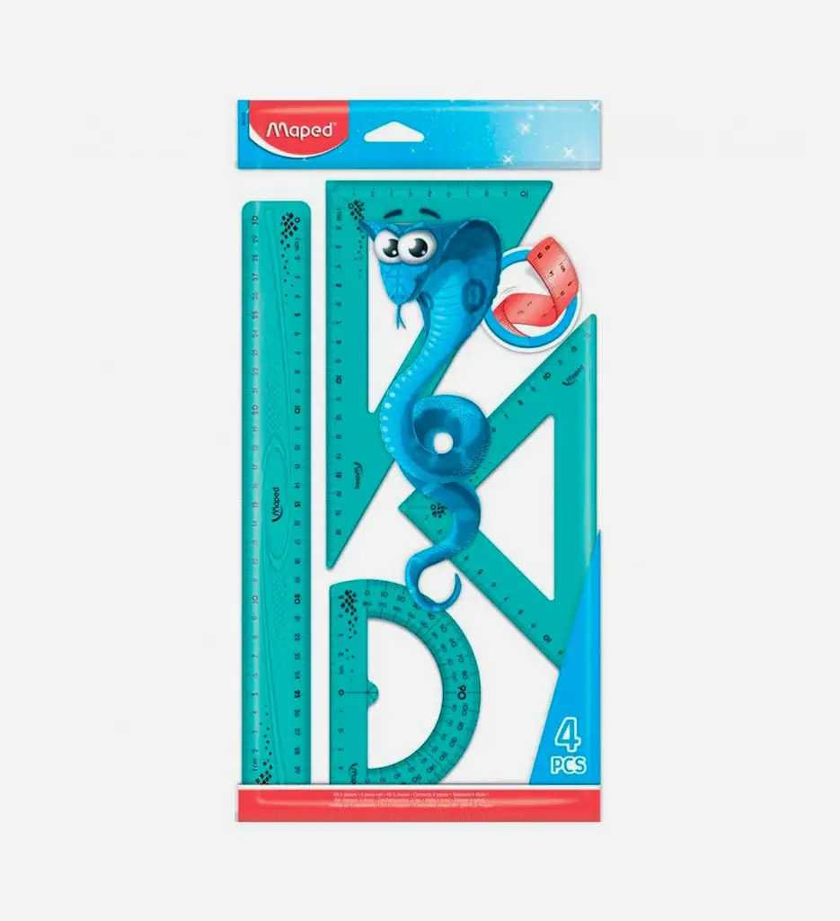 Pochette Géométrique Maxi 4 Pièces Twist'n - Maped