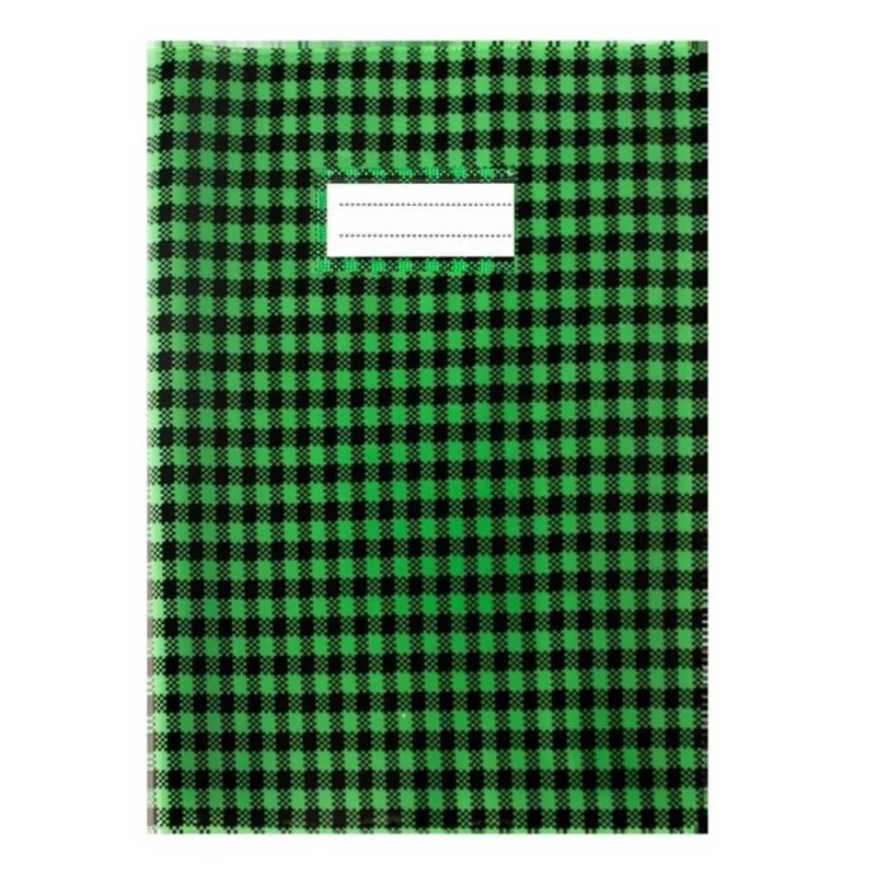 Protège-Cahier En PVC Vichy A4, Vert - Purple