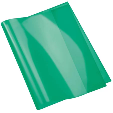 Protège-cahier en PVC Cristal A4 - Vert