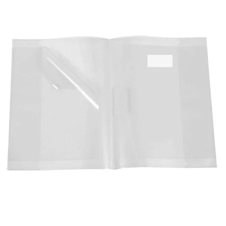 Protège-cahier en PVC GLOSSY 17x22cm - Blanc