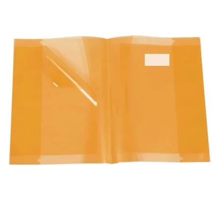 Protège-cahier en PVC GLOSSY 17x22cm - Orange