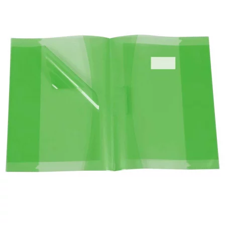 Protège-Cahier En PVC Glossy 17x22Cm Vert - Purple