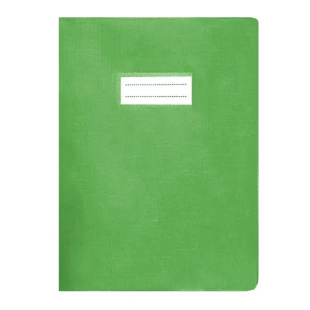 Protège-Cahier En PVC Lino 17x22Cm Vert - Purple