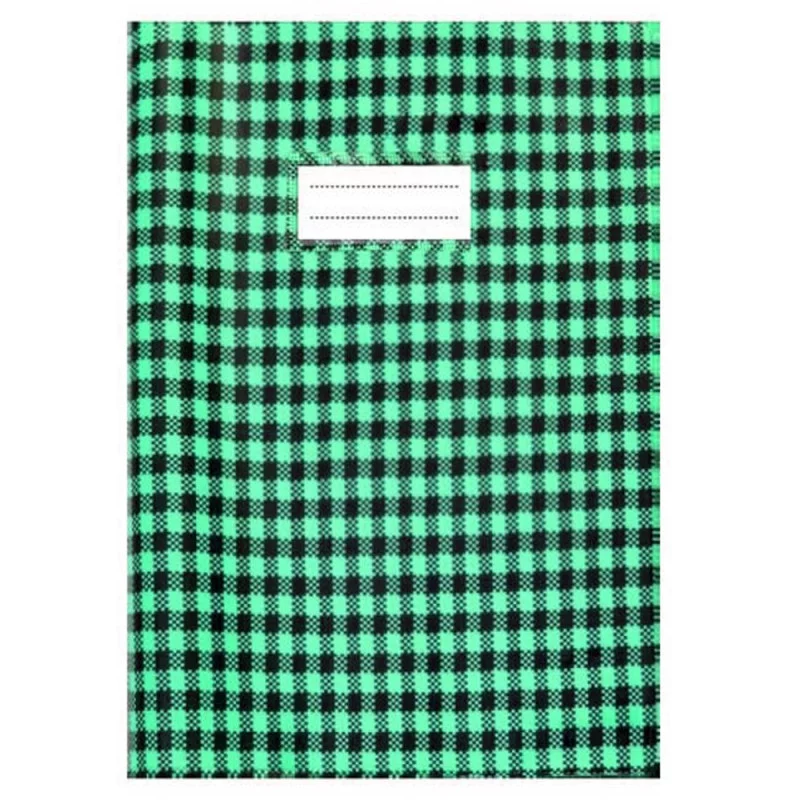 Protège-cahier en PVC VICHY 17x22cm - Vert