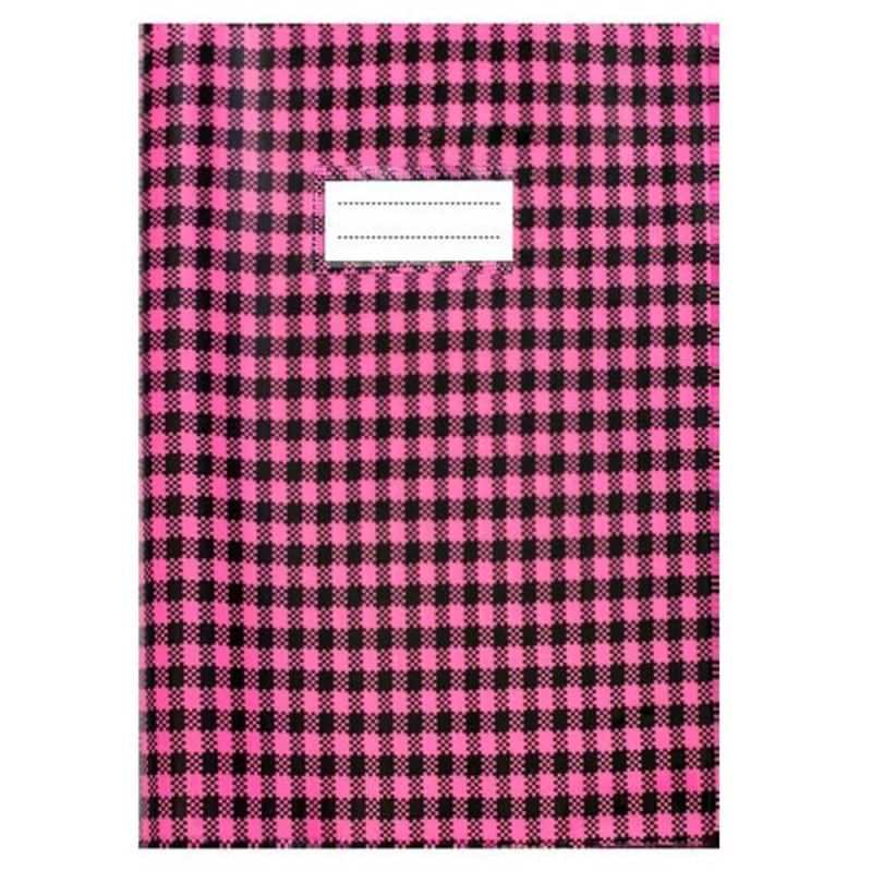 Protège-cahier en PVC VICHY A4 - Rose