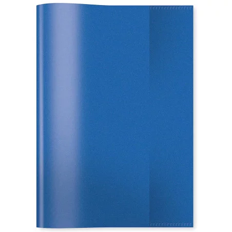 Protège-livre en PVC CRISTAL - Bleu