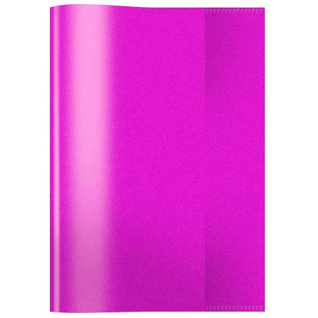 Protège-livre en PVC CRISTAL - Rose