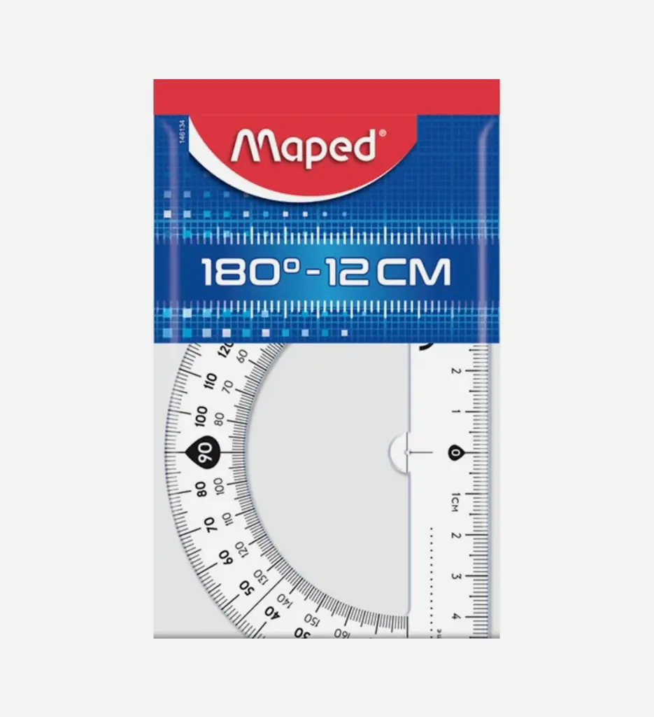 Rapporteur 12 cm - 180° - Maped
