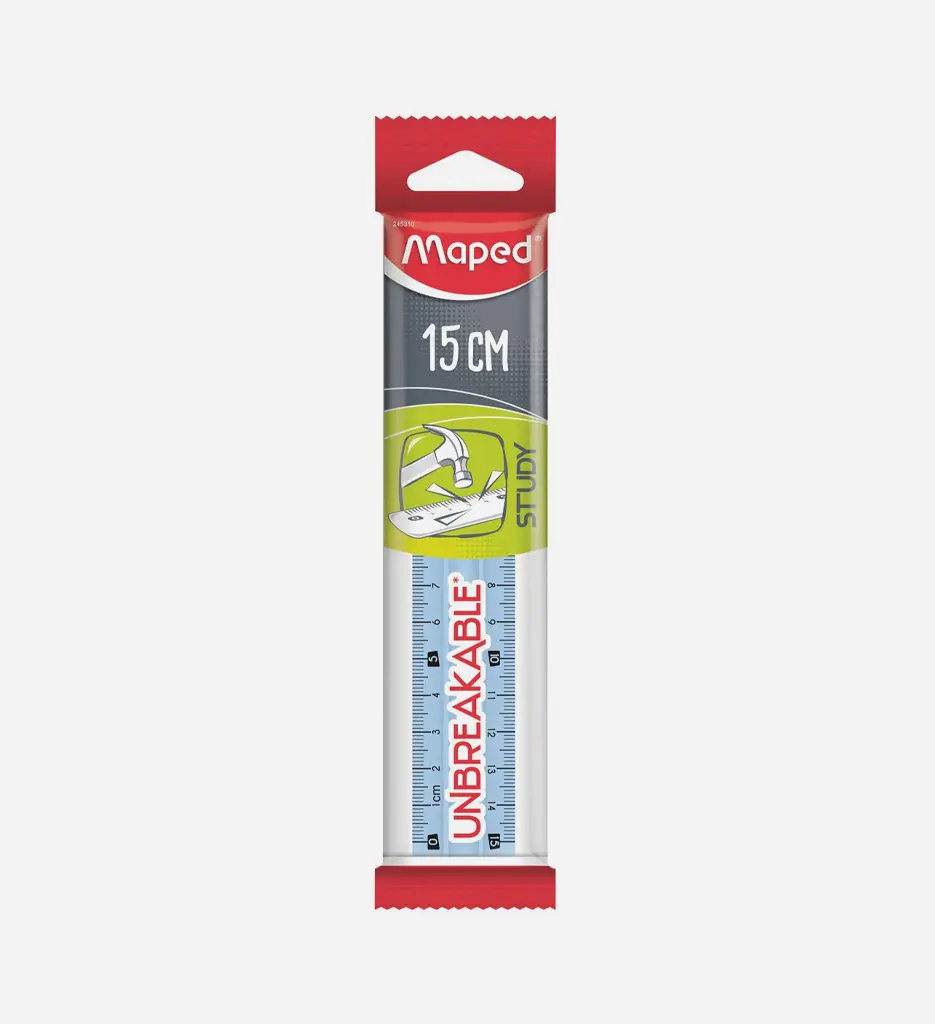Regle study unbreakable 15Cm - Maped
