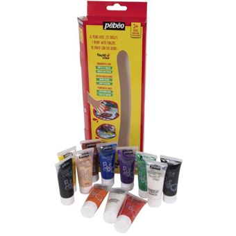 Set de Peinture Découverte TactilColor 12*20ML - Pébéo