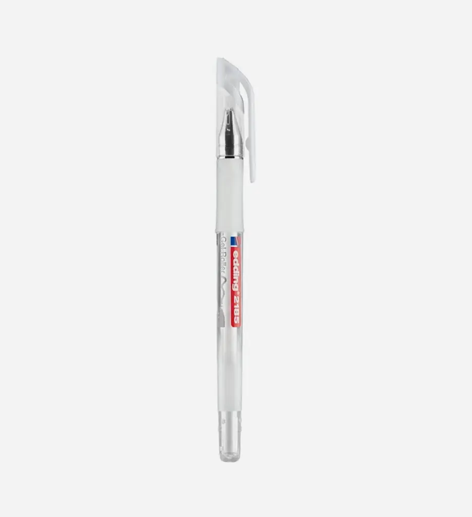 Stylo Gel Roller 0,7 mm Blanc - EDDING 