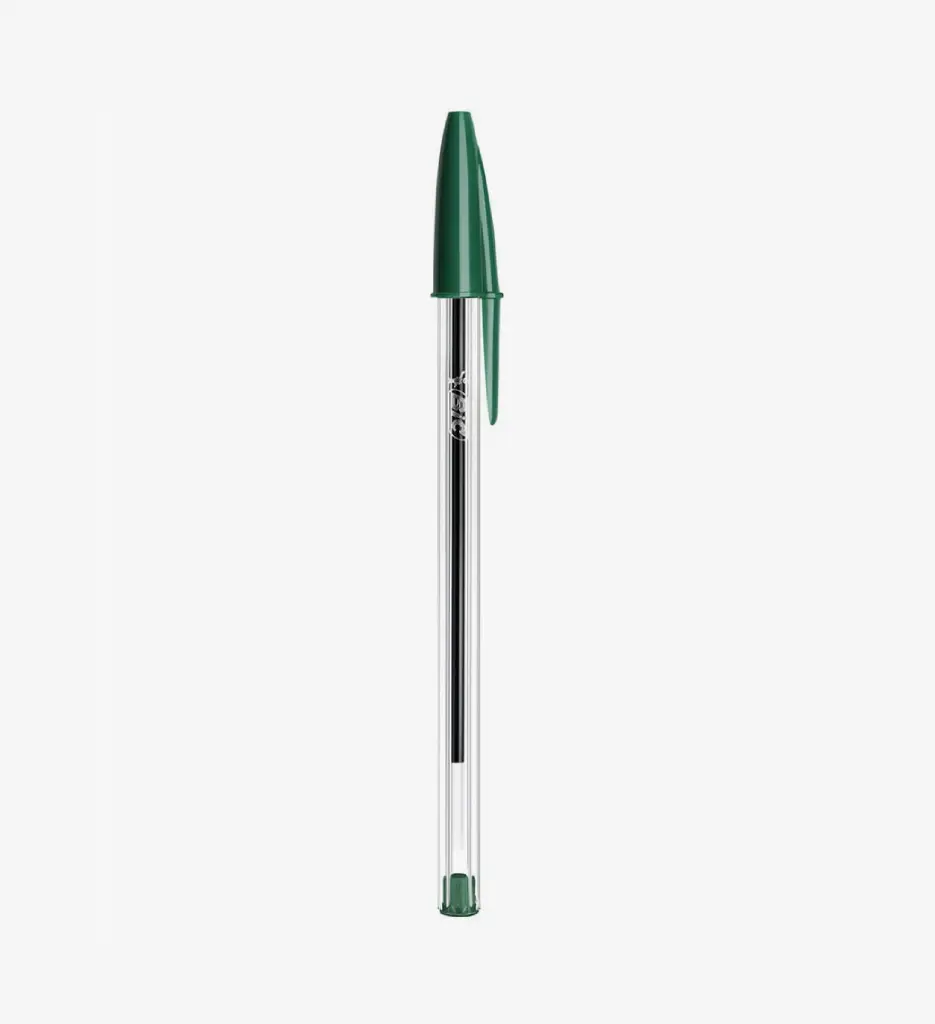 Stylo à Bille Cristal Medium Vert - Bic