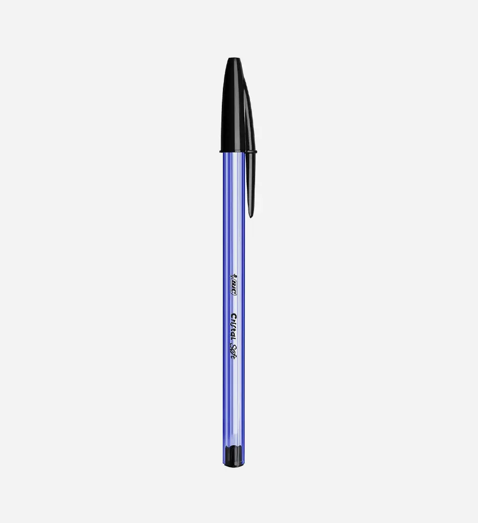 Stylo à Bille Cristal Soft Noir - Bic