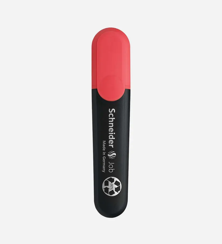Surligneur Fluo Job 150 Rouge - SCHNEIDER