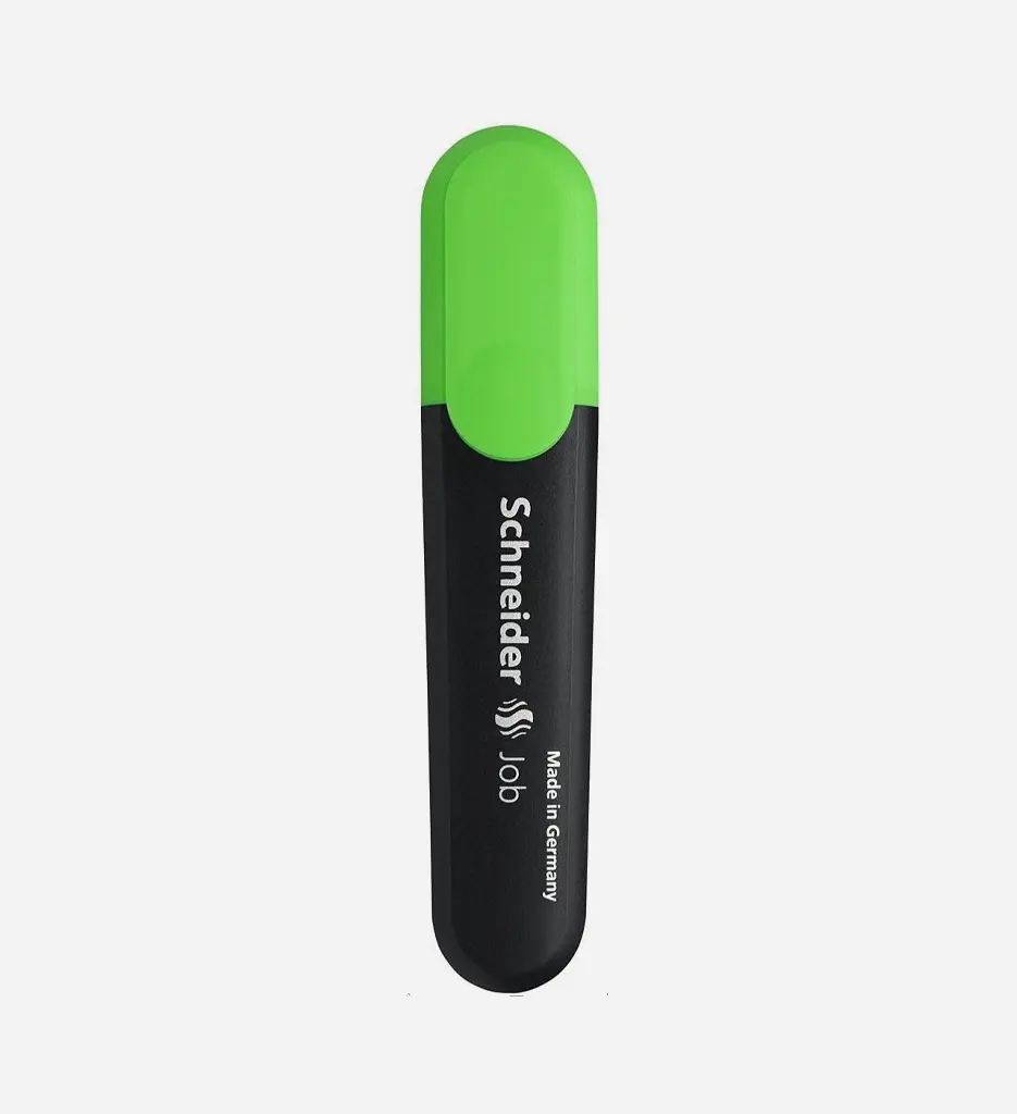 Surligneur Fluo Job 150 Vert - Schneider