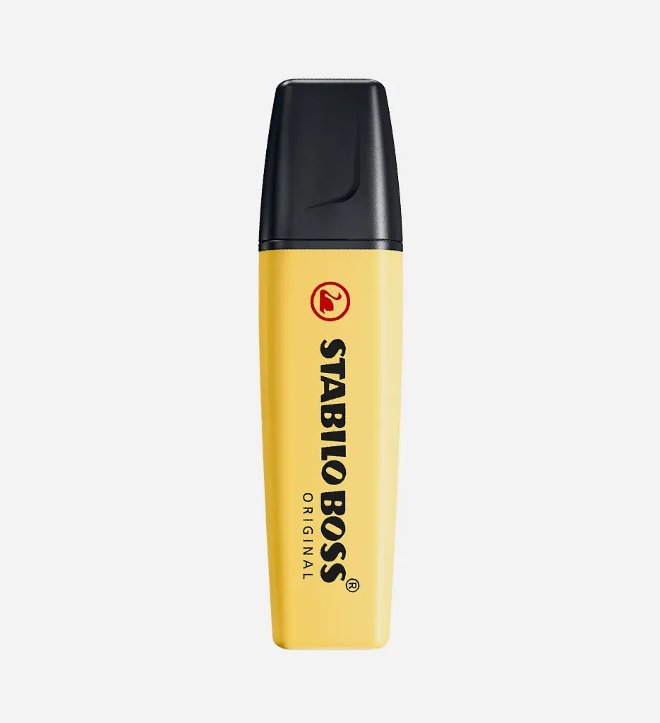 Surligneur Stabilo Boss Pastel 70/144 - Crème de Jaune