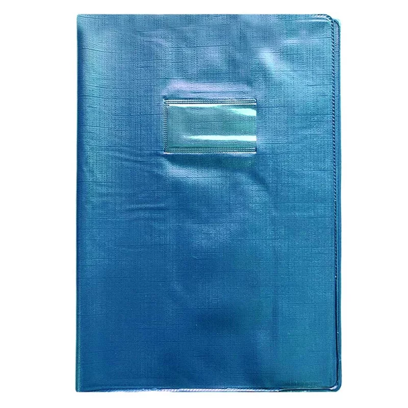 Protège-Cahier En PVC Lino 24x32 Bleu - Purple