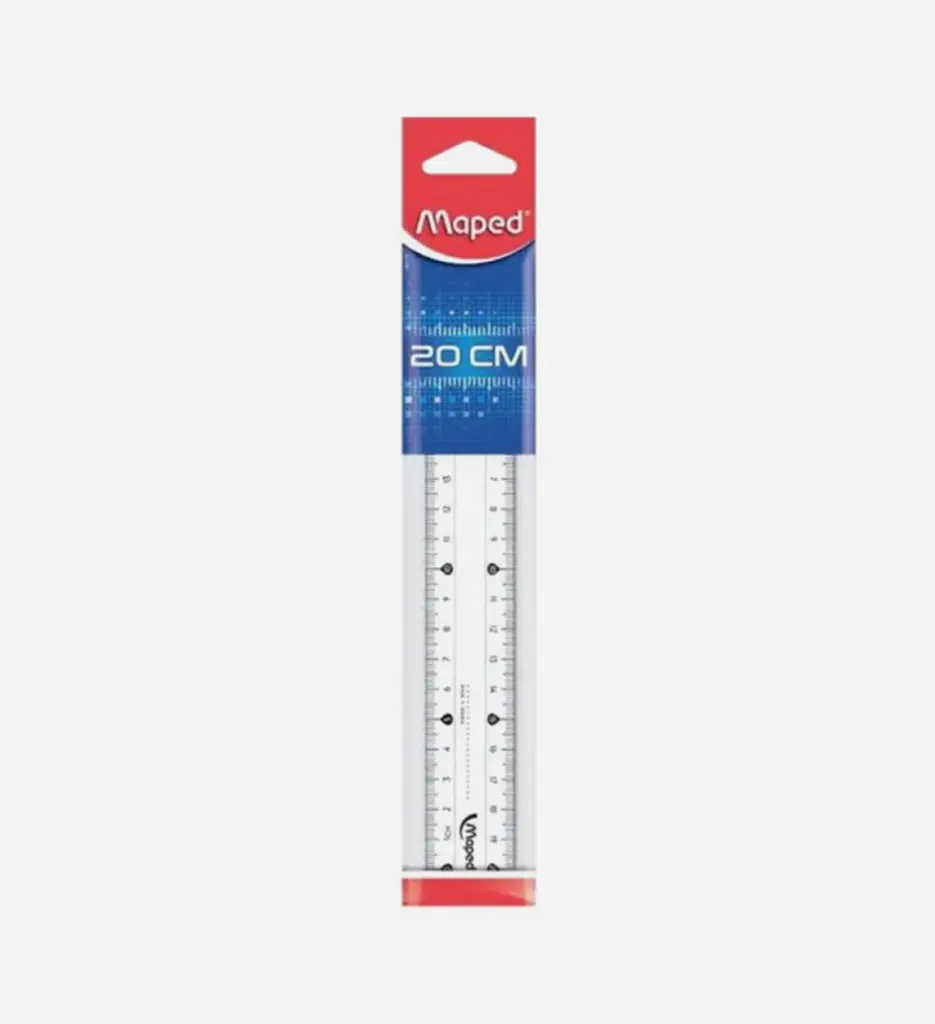 Régle 20Cm Double Décimètre Réf 146112 - Maped
