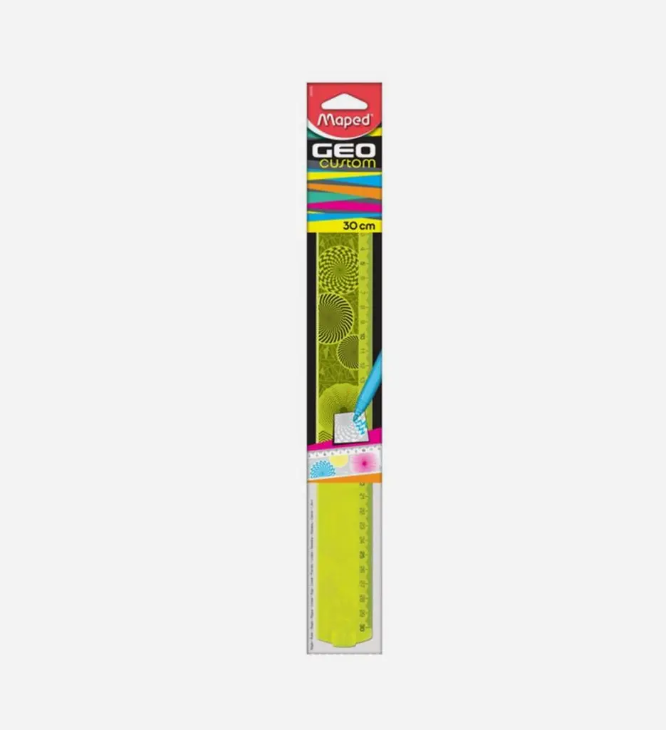 Règle 30Cm Géo Custom Réf 254530 - Maped