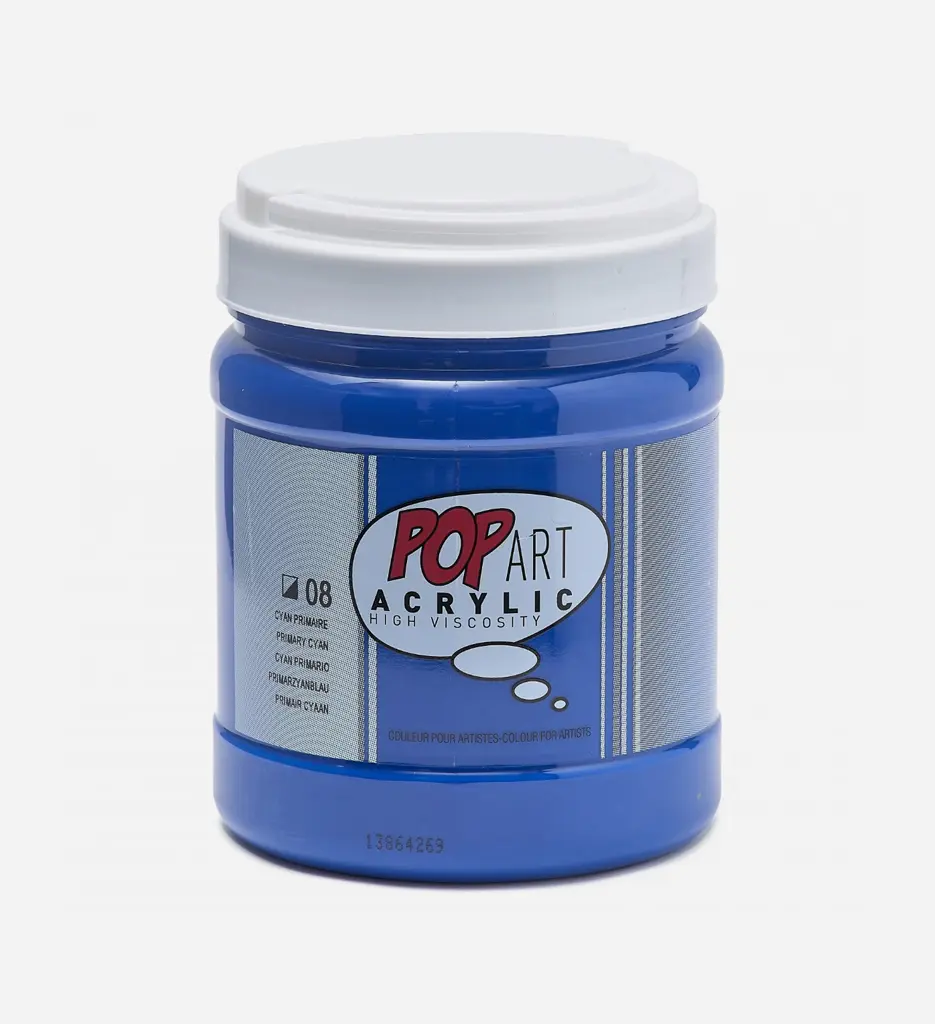 Acrylique Pop Art 700Ml Cyan Primaire - Pébéo