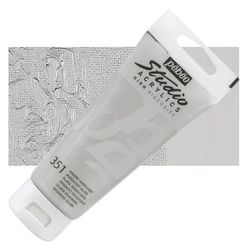 Acrylique Studio High Viscosity 100ML Argent - PEBEO