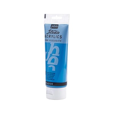 Acrylique Studio High Viscosity 100ML Bleu Cerulium - PEBEO